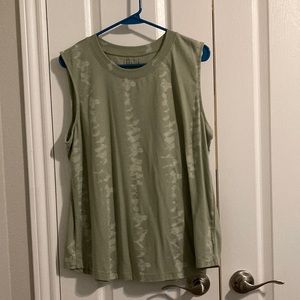 Love & cherish, womens tank top, size large, new w/o tags, green, sleeveless